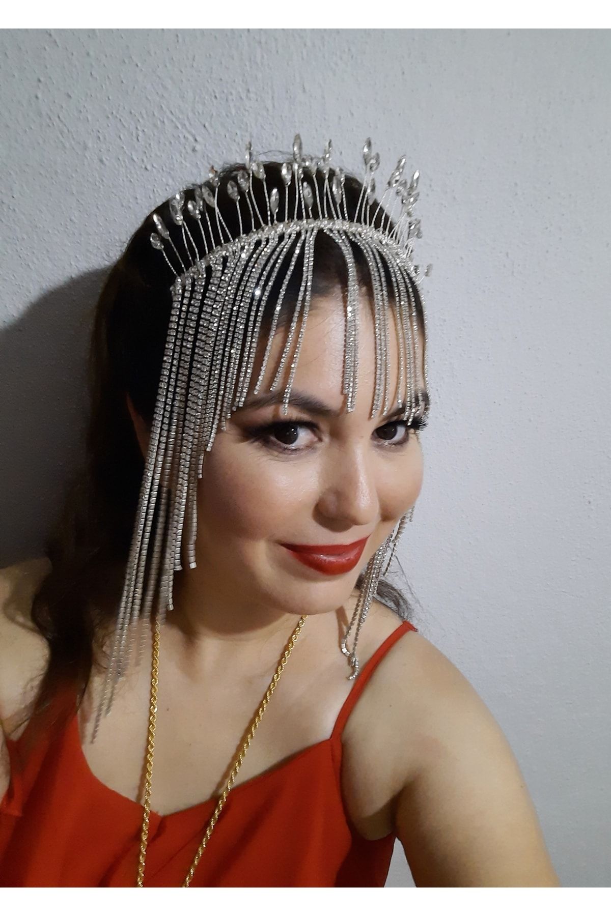 Taşlı Parti Tacı ,kınatacı, Kınataçları, Henna, Tasarım Taç,after Parti
