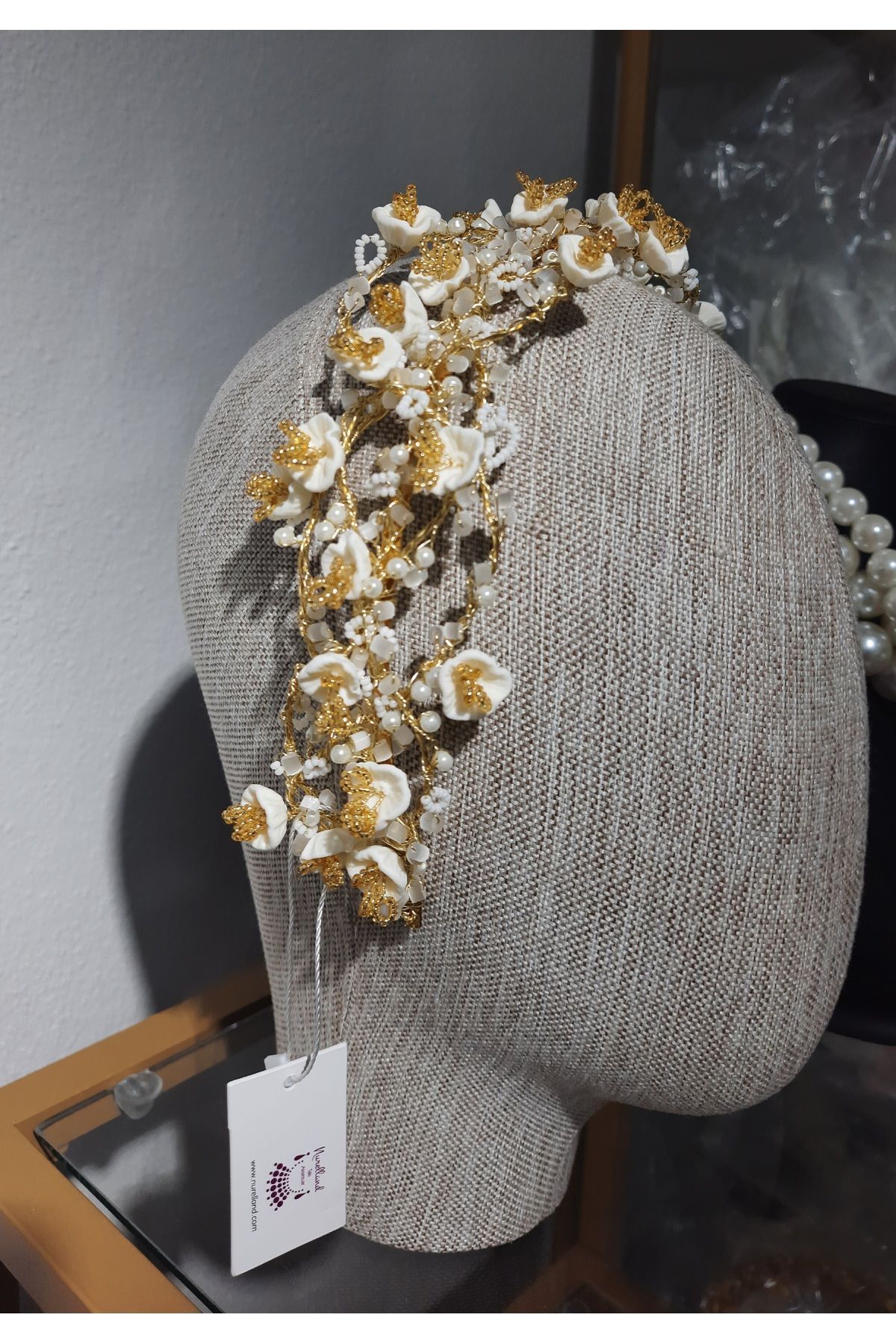 Tasarım Çiçekli Taç, Taçları,helen Taç