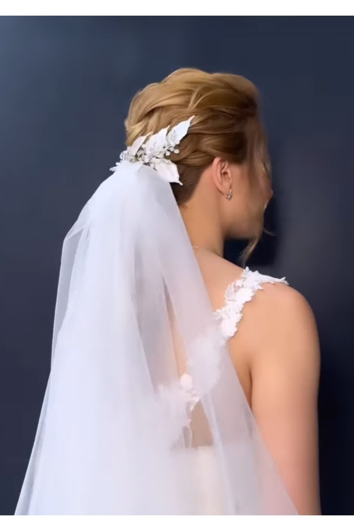 Tasarım Yapraklı Saç Aksesuarı, Tacı,nikah Taçları