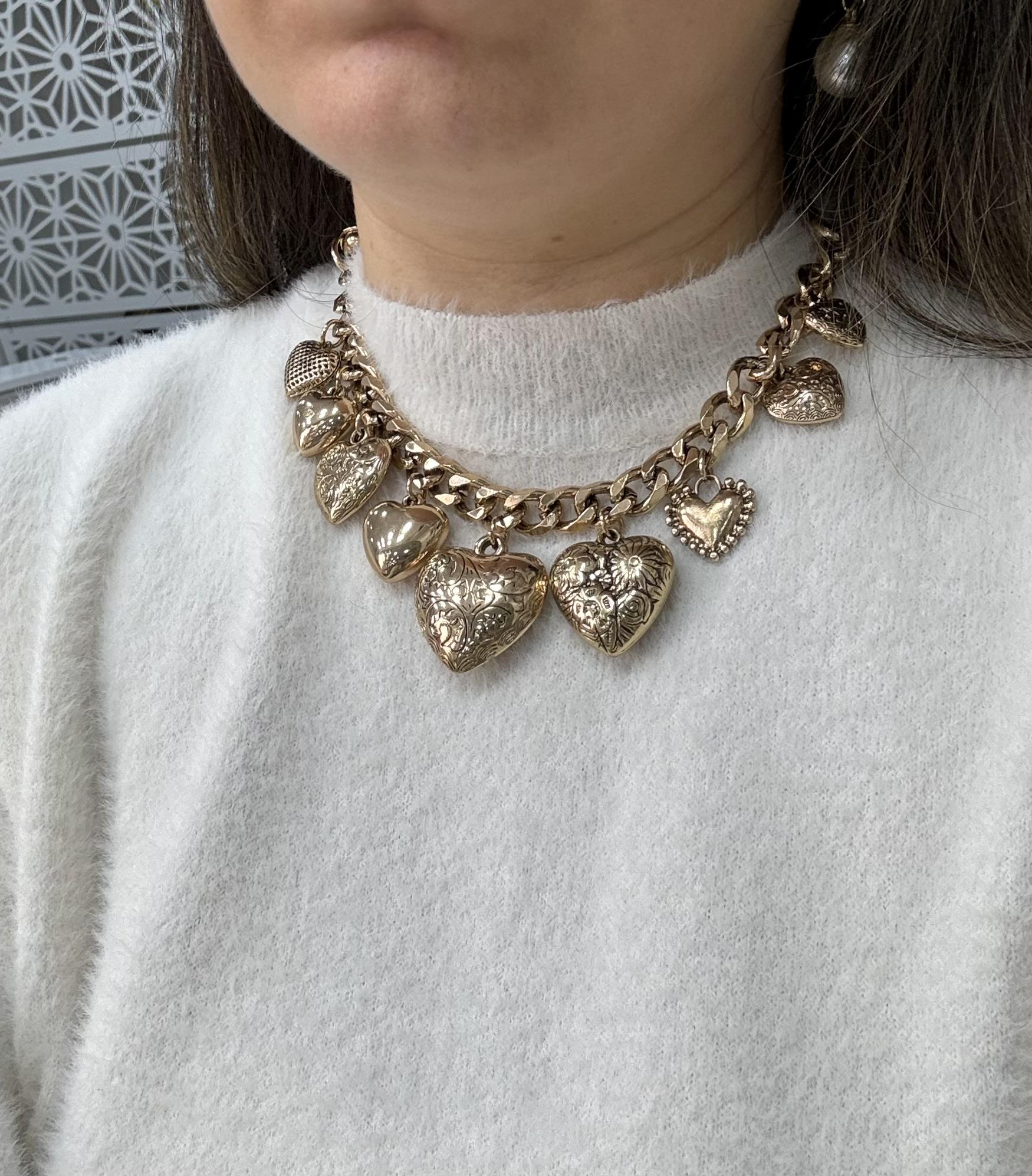 Gold kalpli kolye,tasarım kolye