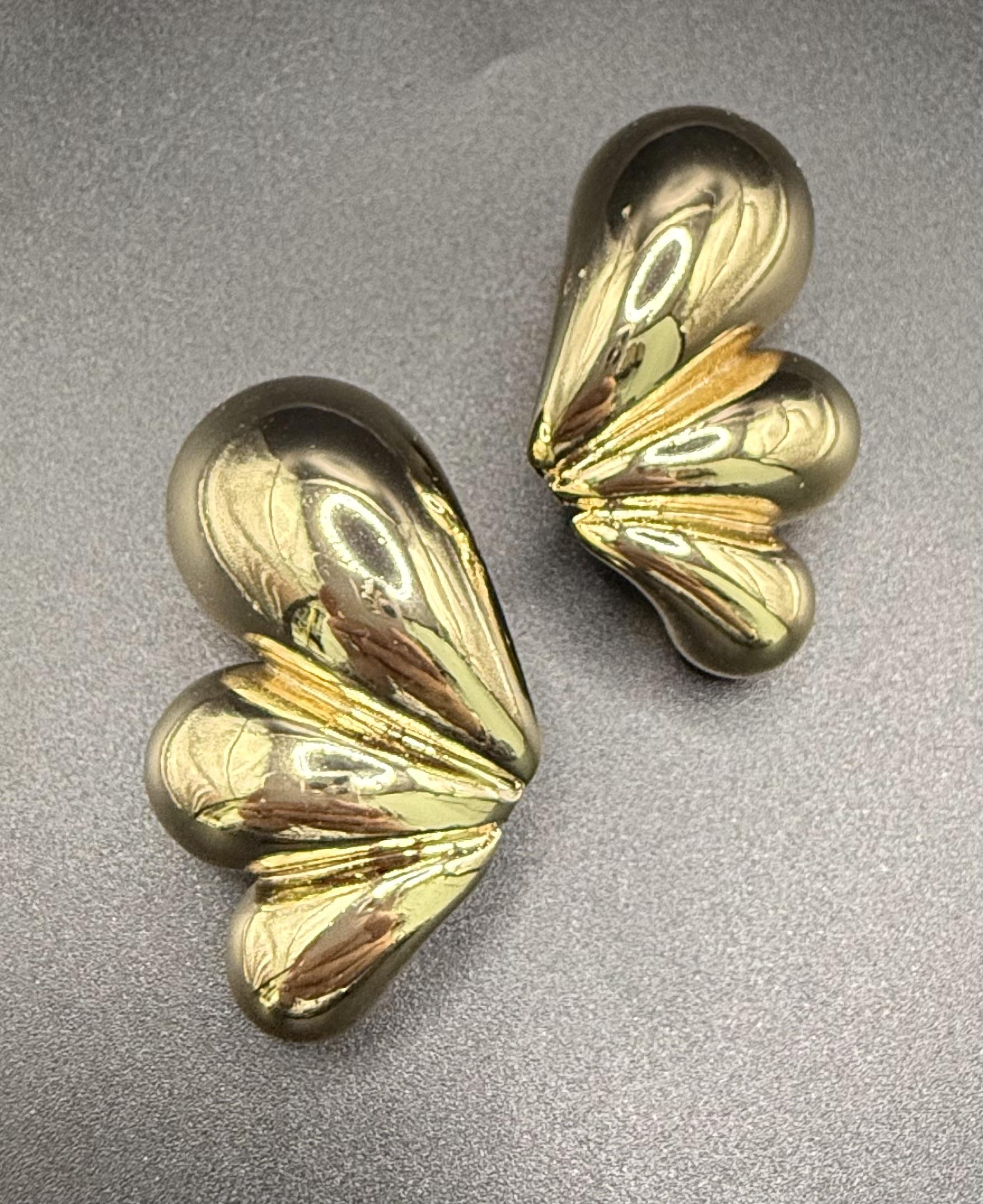 Bottega küpe gold