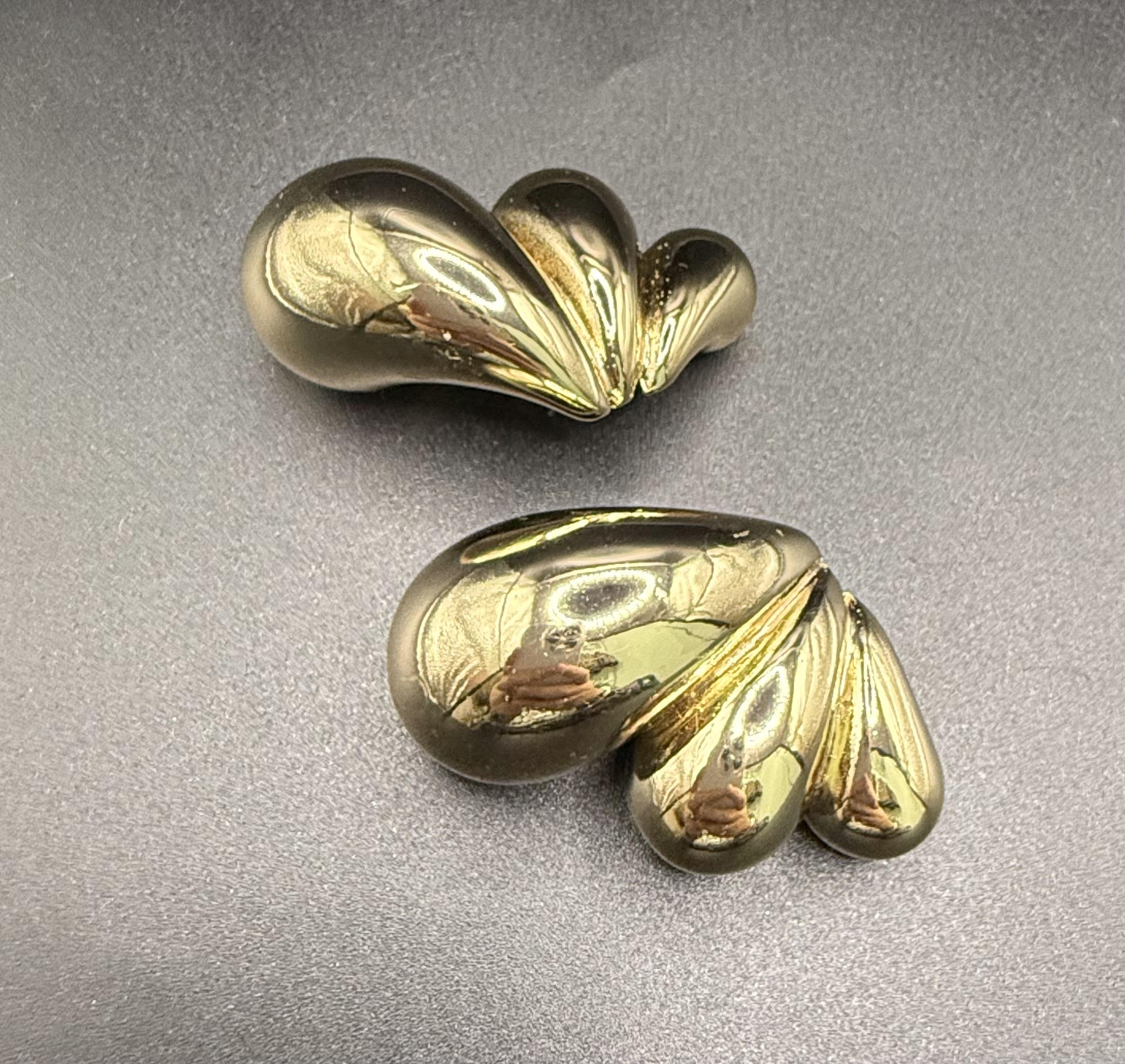 Bottega küpe gold