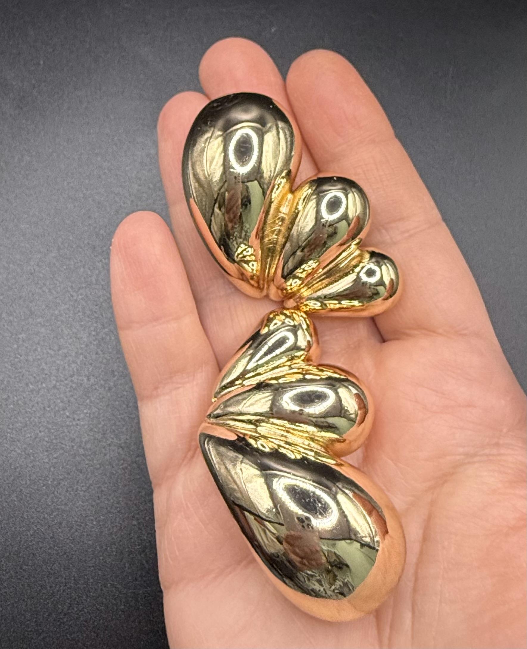 Bottega küpe gold