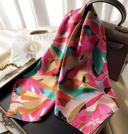 Pembe marka model desenli fular 70&70