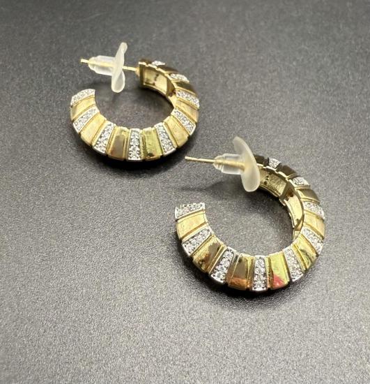 Gold tasarım küpe