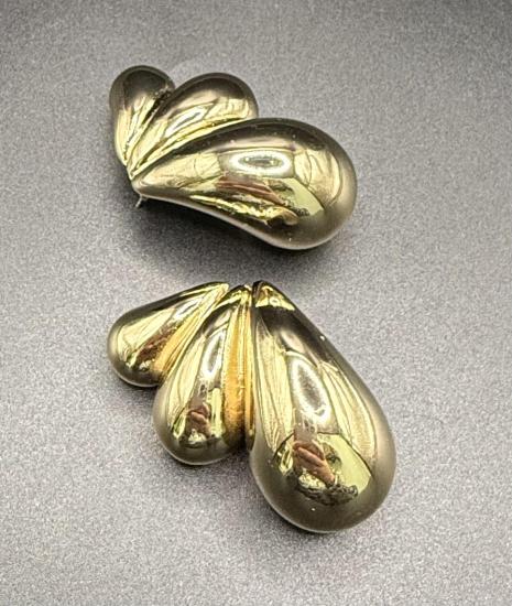 Bottega küpe gold