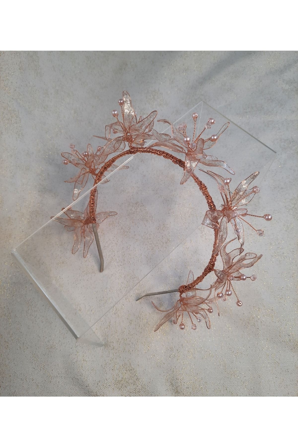 Rose Gold Tasarım Saç Aksesuarı, Taçları