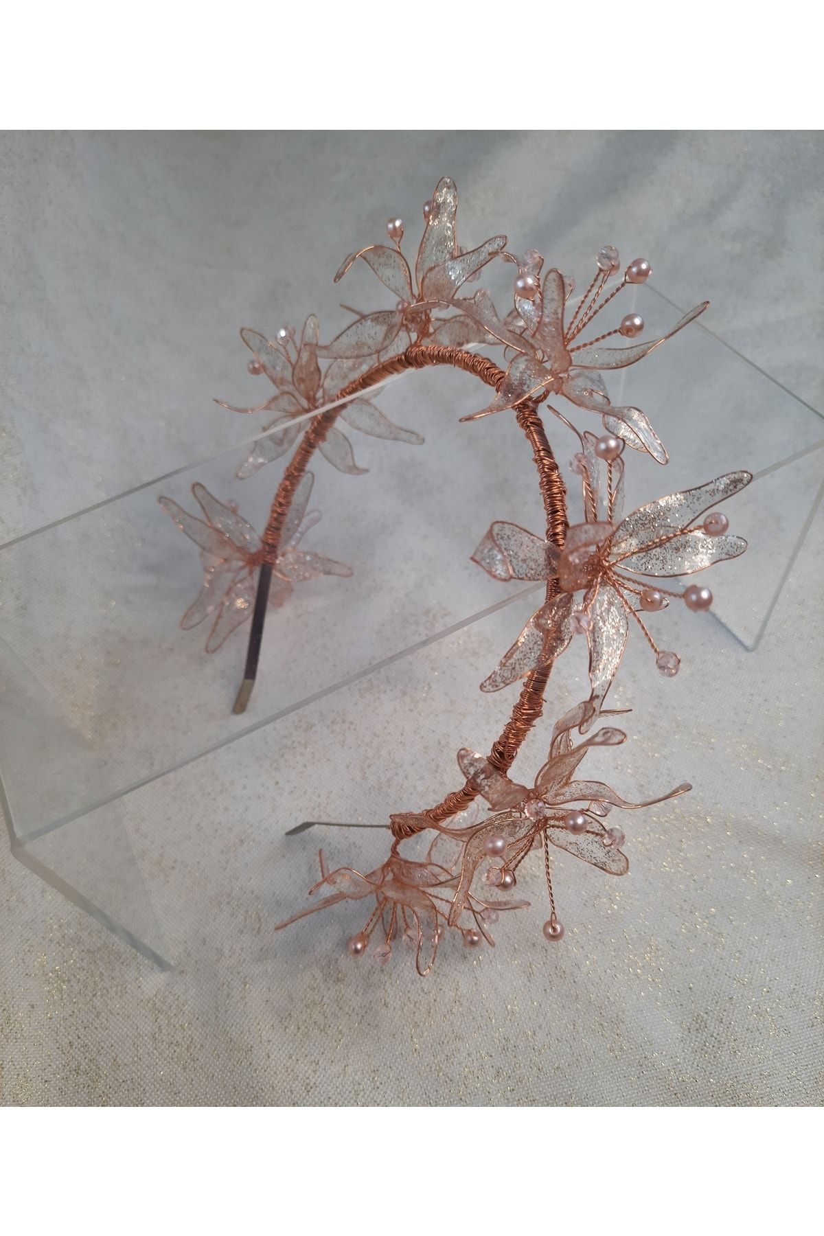 Rose Gold Tasarım Saç Aksesuarı, Taçları